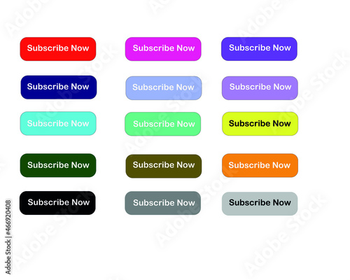 Set of Subscribe Now Buttons