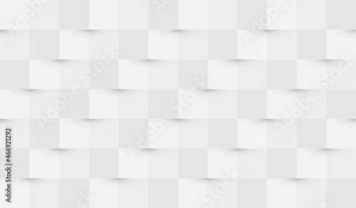Fototapeta Naklejka Na Ścianę i Meble -  Abstract paper background with and shadows in white and gray colors