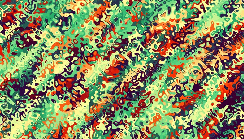 Fototapeta premium Wavy abstract futuristic background