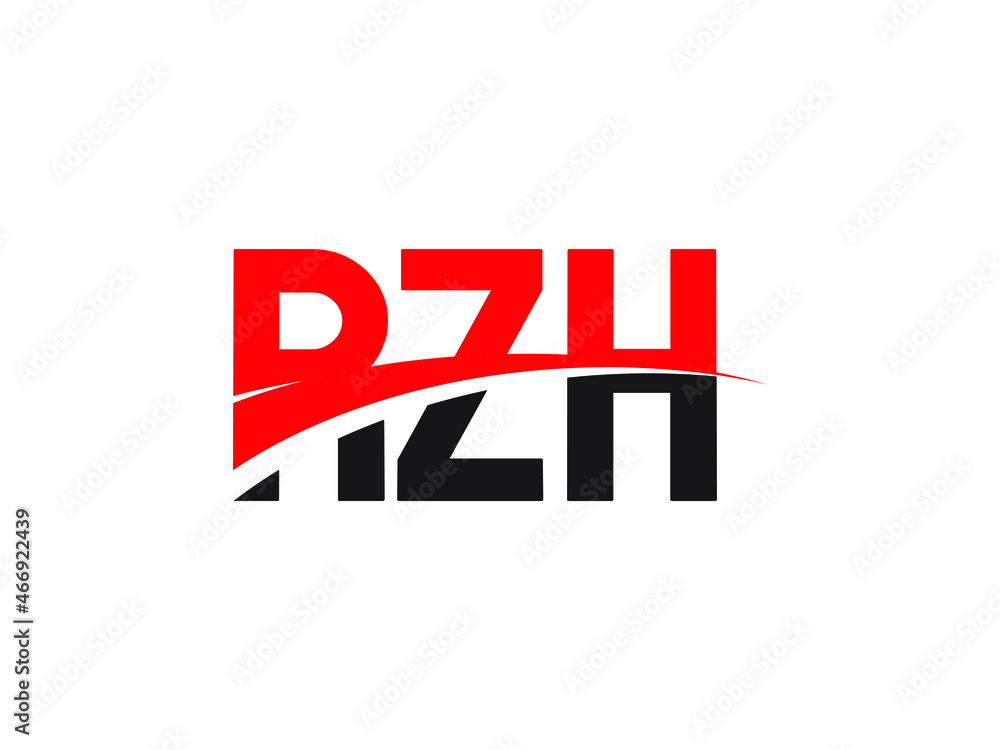 RZH Letter Initial Logo Design Vector Illustration RZH Letter Initial Logo Design Vector Illustration