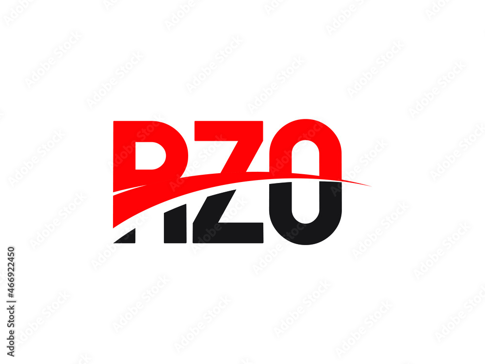 RZO Letter Initial Logo Design Vector Illustration RZO Letter Initial Logo Design Vector Illustration