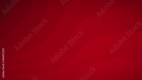 Abstract background of wavy lines in shades of red
