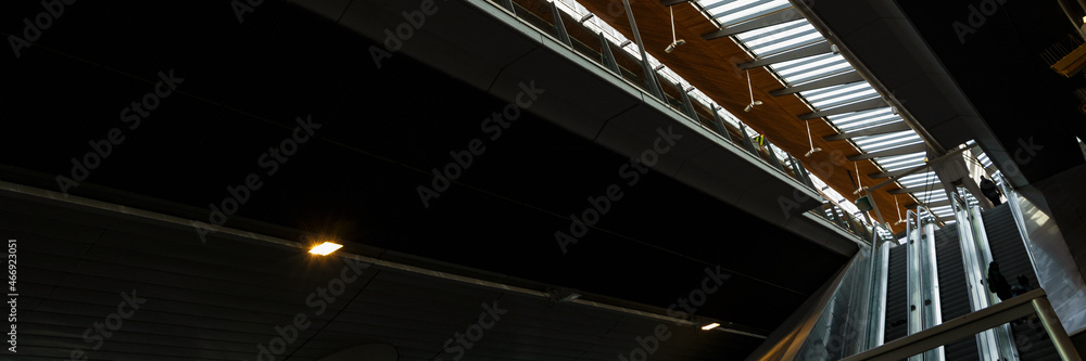 Fototapeta premium underground train station architecture