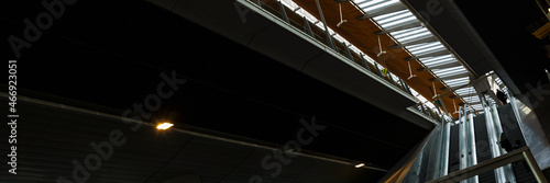 Photography underground train station architecture