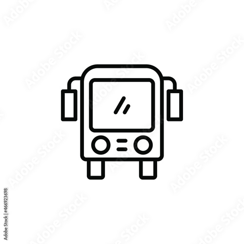 Bus, transport line icon design concept