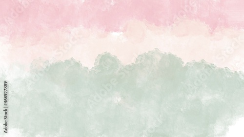 Pastel colors mixed watercolor hand painted background. Wallpaper art. © Clip Arts Fusion 