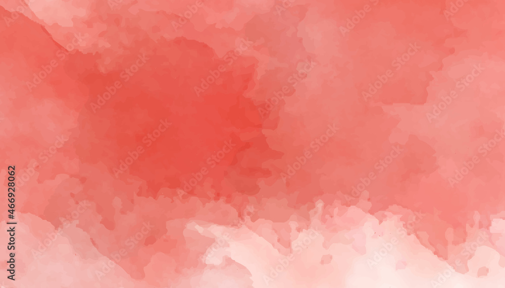 Abstract red watercolor background
