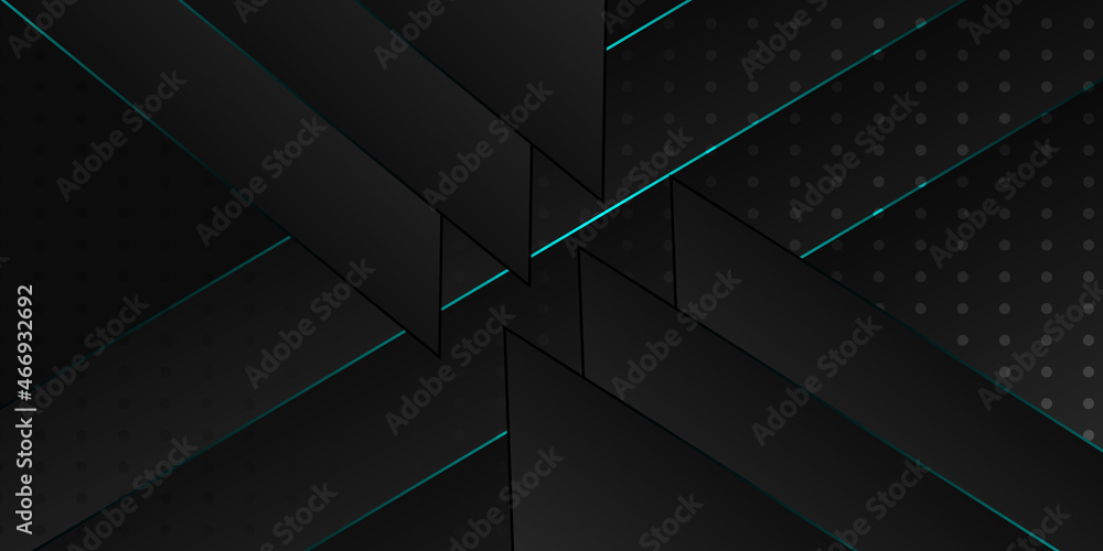 Abstract black background with blue lines Abstract black background with blue lines