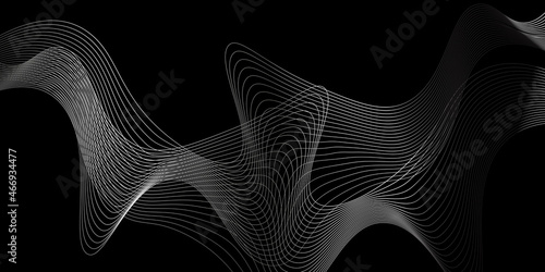 Modern black and silver background