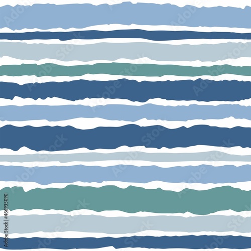 Tile vector pattern with pastel blue and white stripes