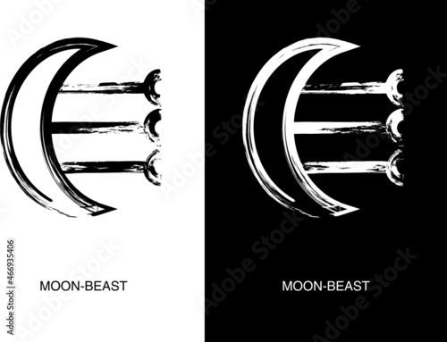 Poster of Moon-Beast the Torture Lover. Toadlike creatures. Lovecraftian Bestiary. Greater Independent race in the Cthulhu Mythos.