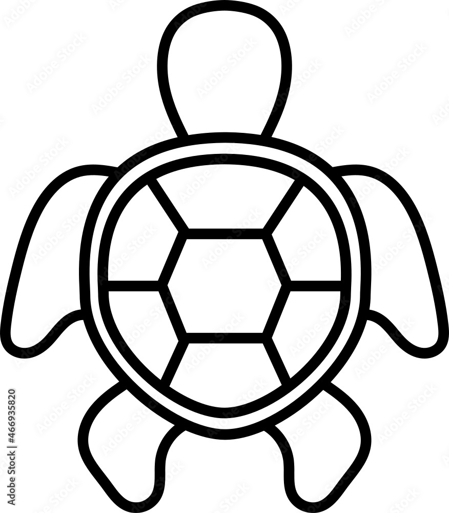 Obraz premium sea turtle icon