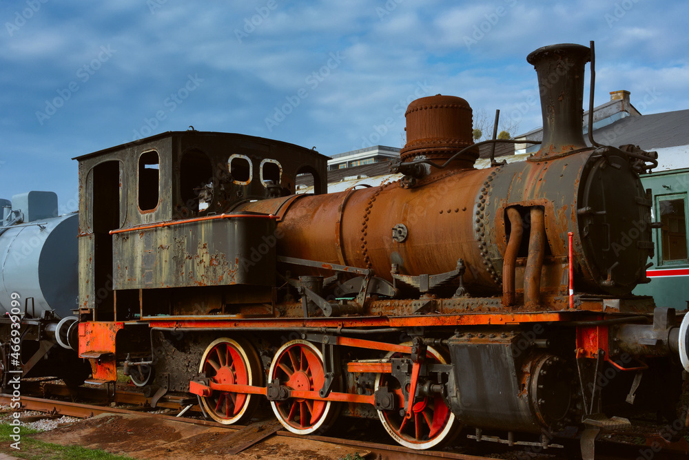 Naklejka premium Lokomotywa