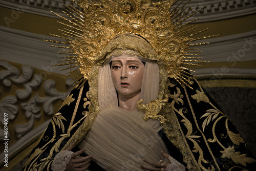 María Santísima de Lágrimas y Favores en la Iglesia de San Juan Bautista de Málaga