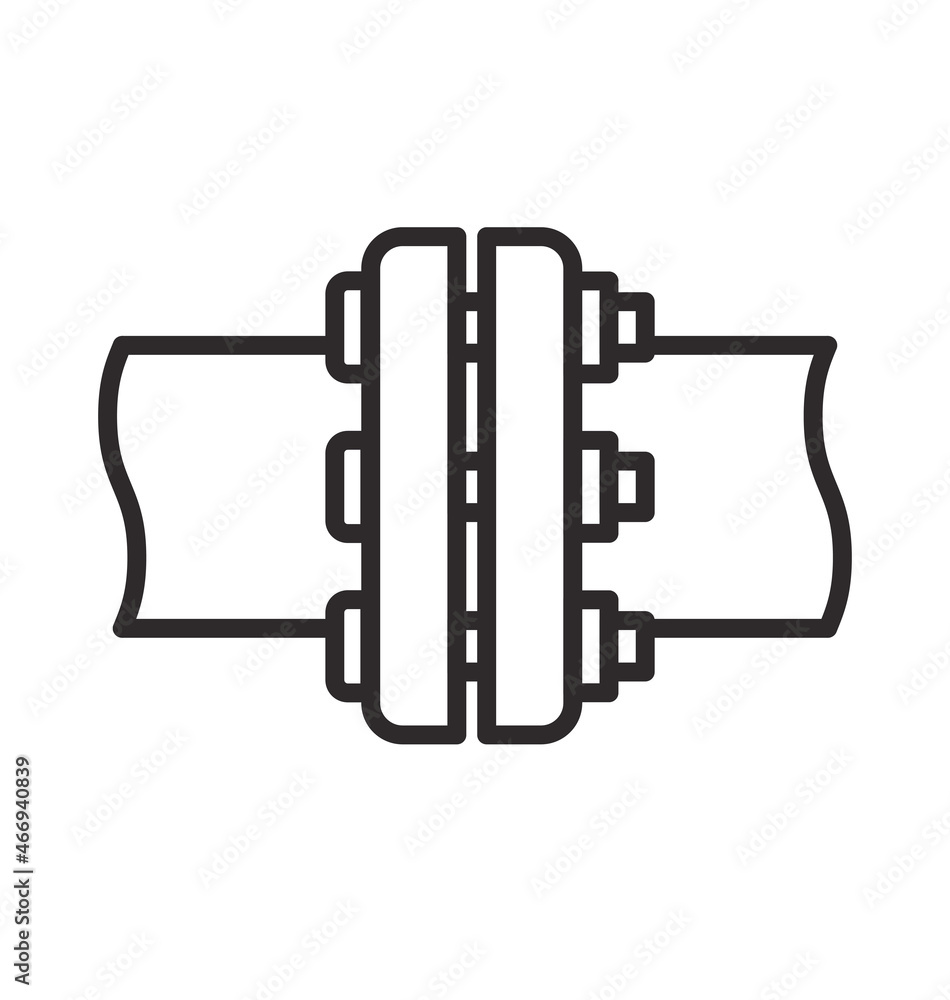 industrial flange technical symbol icon industrial flange technical symbol icon
