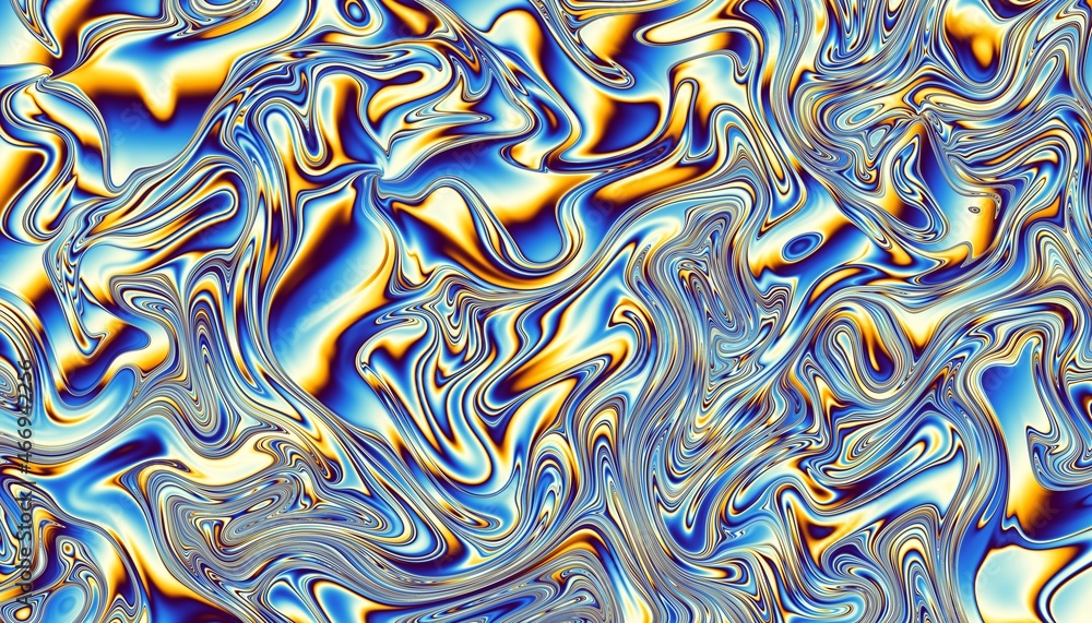 Obraz premium Wavy abstract futuristic background