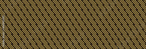Background image with simple linear ornament on black background for your design. Seamless background for wallpaper, textures. Vector illustration.