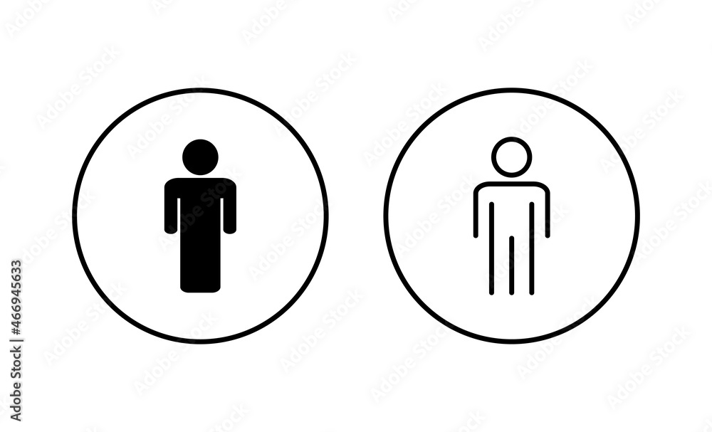Man icons set. male sign and symbol. human symbol Man icons set. male sign and symbol. human symbol