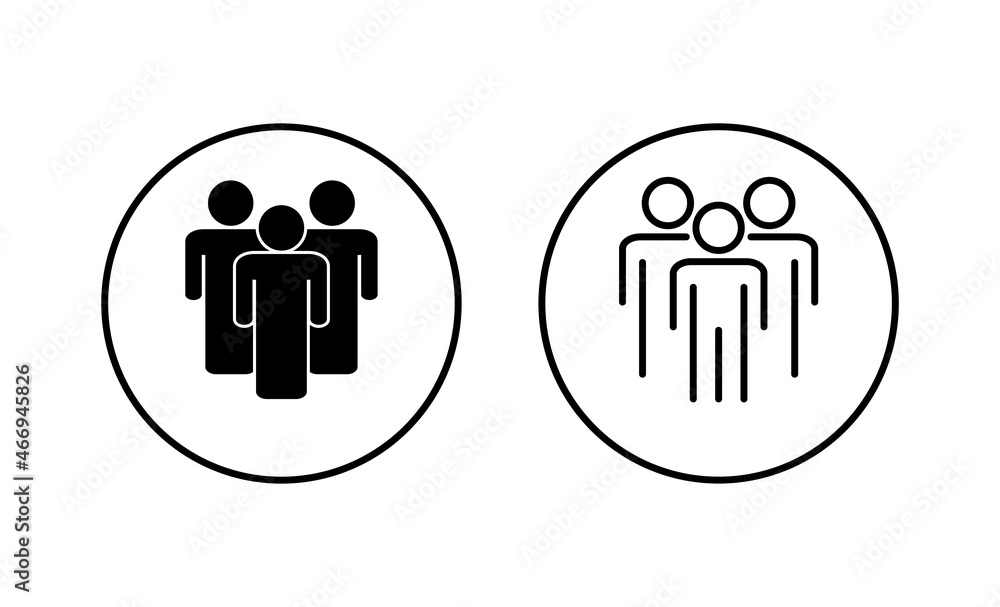 people icons set. person sign and symbol. User Icon vector people icons set. person sign and symbol. User Icon vector