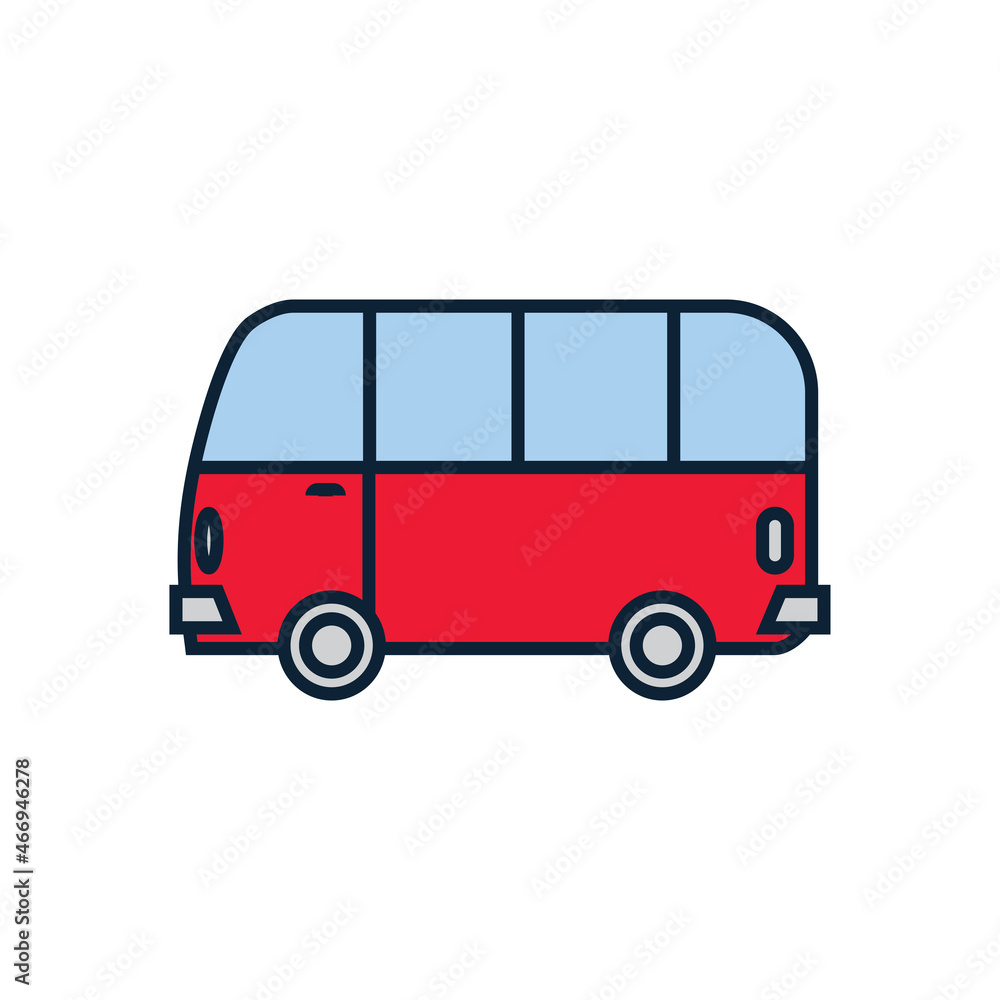 Bus icon vector illustration design