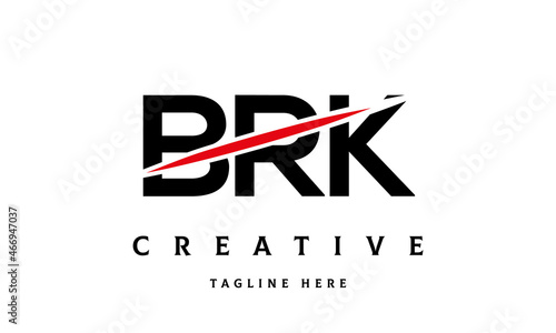 BRK creative cut three latter logo