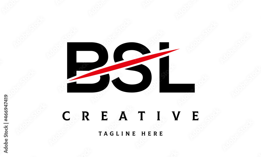 BSL creative cut three latter logo BSL creative cut three latter logo