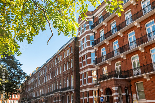 Wallpaper Mural London- View of upmarket Kensington townhouse mansion buildings Torontodigital.ca