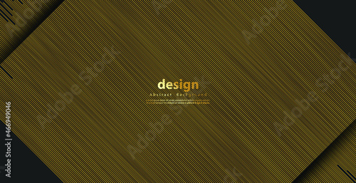 Gold line wave background.  Modern luxury concept.  Gold glitter stripes pattern. 