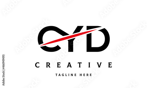 CYD creative cut three latter logo photo