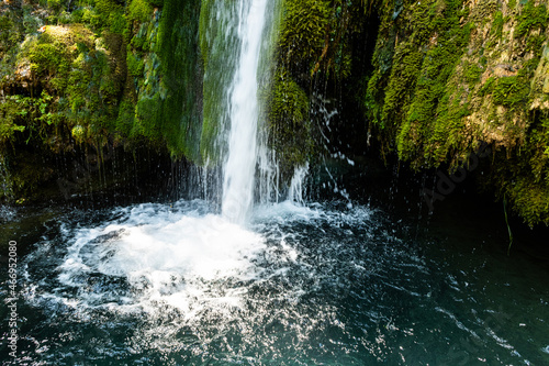 Vadu Crisului waterfall from Padurea Craiului mountains. Apuseni  Romania.