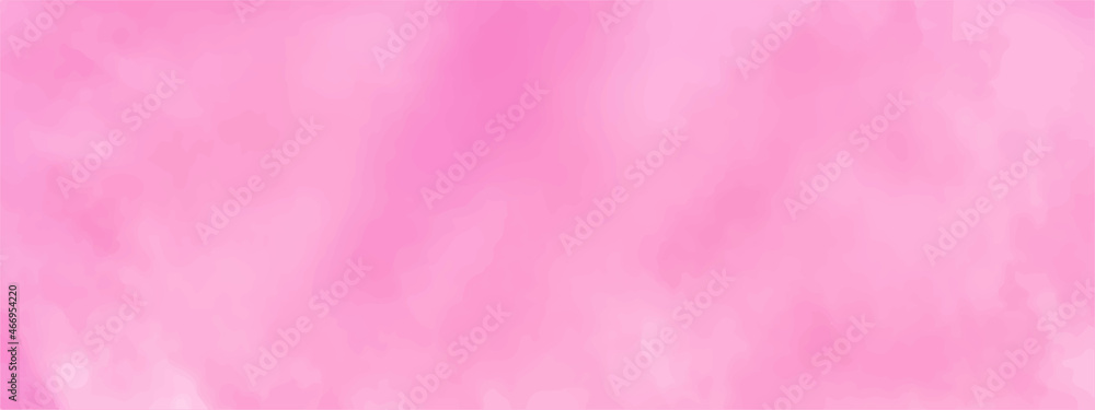 abstract bright pink watercolor background for your design, watercolor background concept, vector illustration grunge banner concept. Seamless pattern with hand drawn pink watercolor texture. - obrazy, fototapety, plakaty 