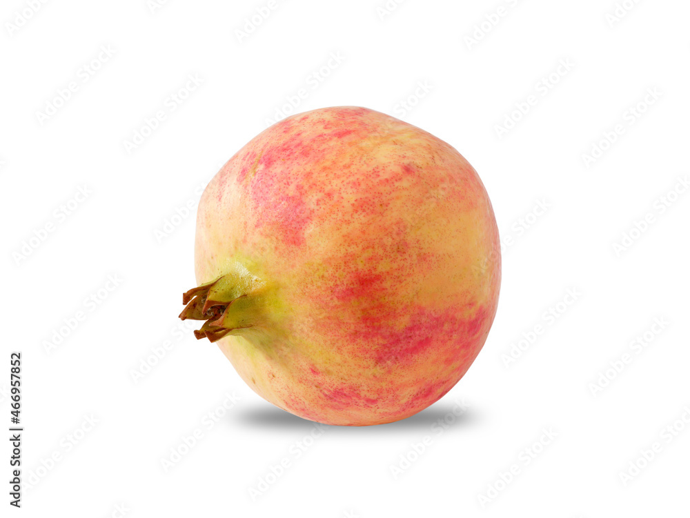 Ripe pomegranate isolated on white background Ripe pomegranate isolated on white background