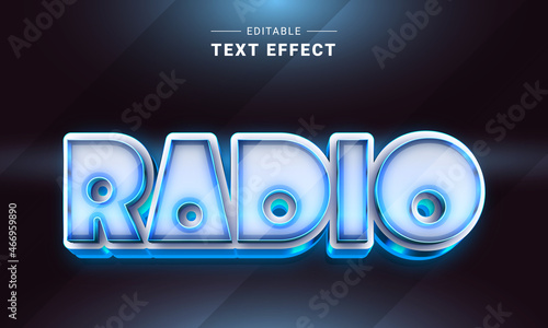 Editable text style effect - 3d cinematic text style theme.