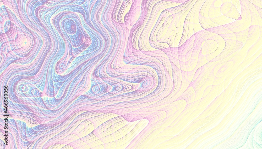 Abstract wavy fractal Abstract wavy fractal