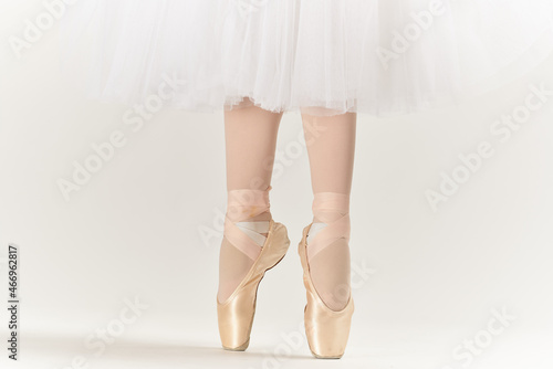 ballerina woman dance performed classical style light background