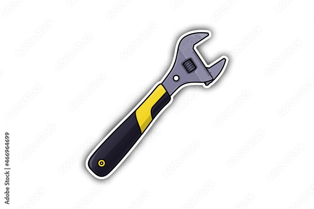 3D render illustration, Amazing picture of building tools with white blurry shadow background 3D render illustration, Amazing picture of building tools with white blurry shadow background