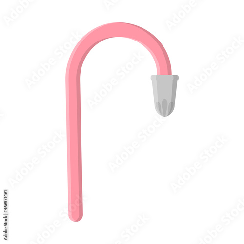 Vector cartoon dental saliva ejectors.