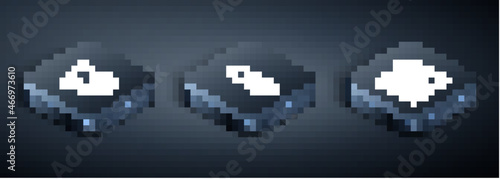 Set Isometric Milk jug or pitcher, Paper package for milk and Drinking yogurt in bottle icon. Vector