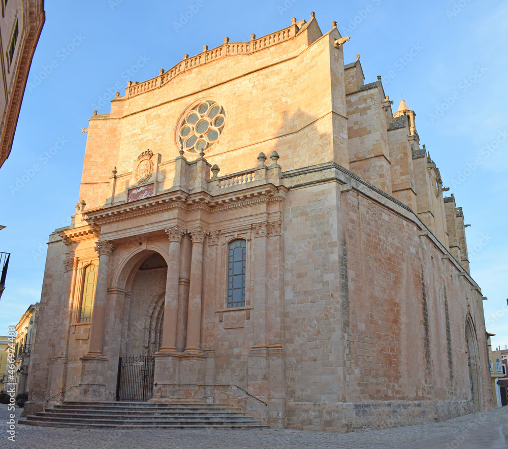 Catedral de Santa María de Ciutadella en Menorca España
