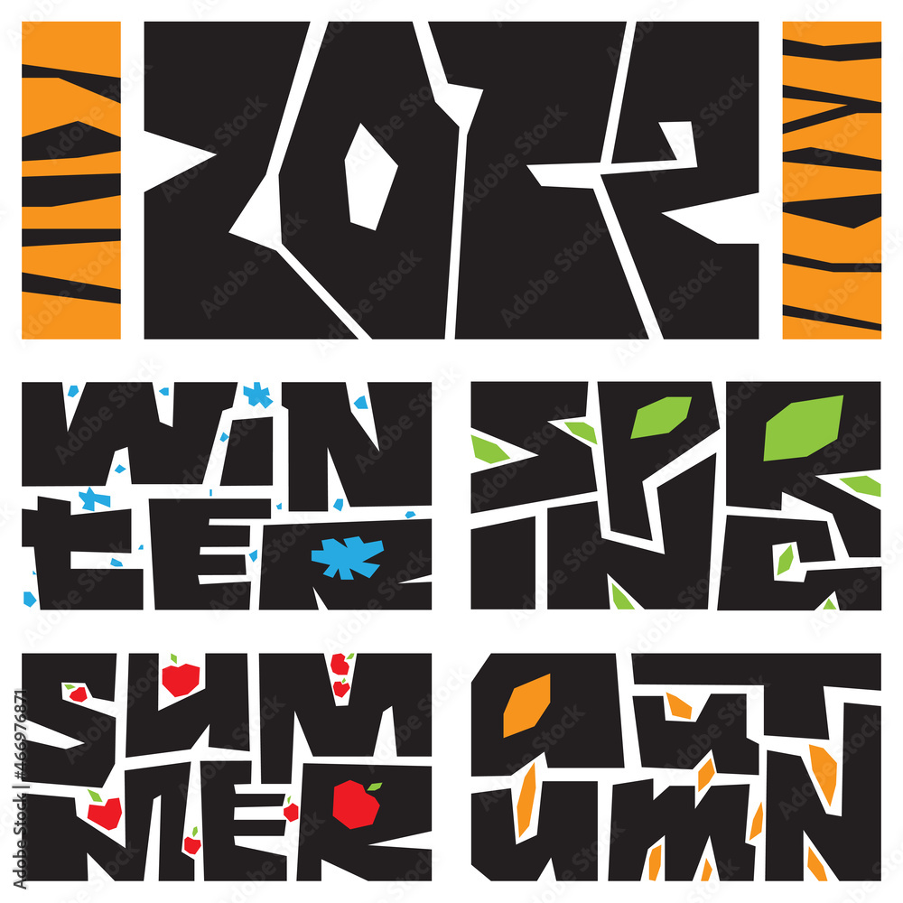 Season icon design Summer, Spring, Autumn, Winter. Vector illustration. Season icon design Summer, Spring, Autumn, Winter. Vector illustration.