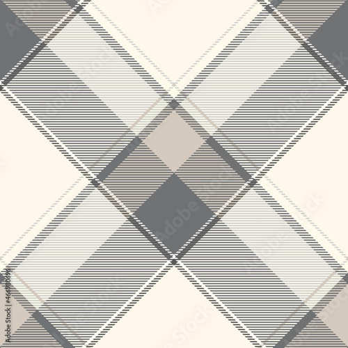 Wallpaper Mural Seamless plaid pattern in taupe, grey, ivory cream and beige. Diagonal repeat.  Torontodigital.ca
