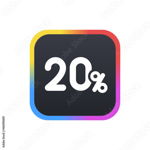 20% - Sticker