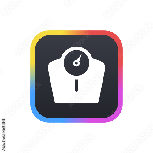 Weight Scale - Sticker