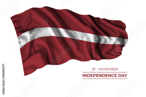 Latvia independence day card