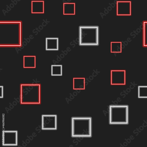 Abstract neon background. Texture of geometric shapes square.