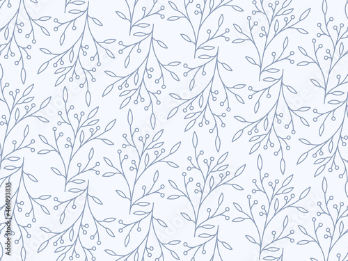 elegant seamless floral and flower pattern