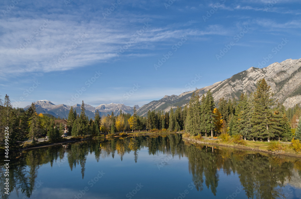 Bow River on an Autumn Morning Bow River on an Autumn Morning
