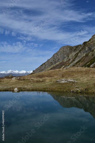 Beautiful mountain lake. Landscape. Tourism and hiking © Maria Volkova