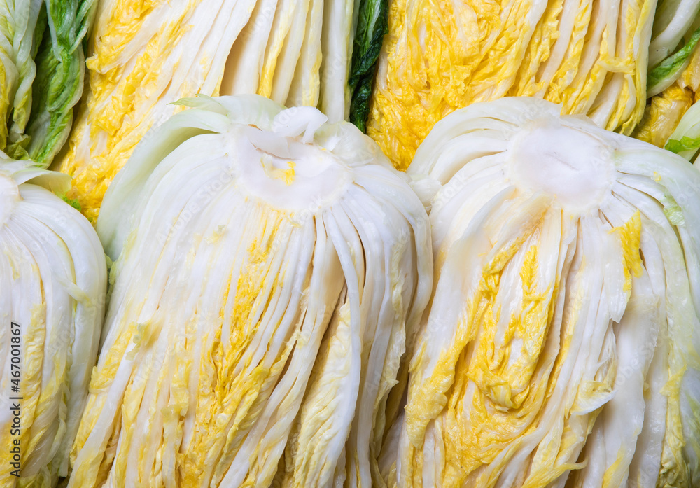 Fototapeta Delicious and fresh kimchi, the representative food of korea