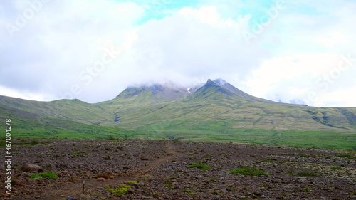 Mountain landscapes of Iceland